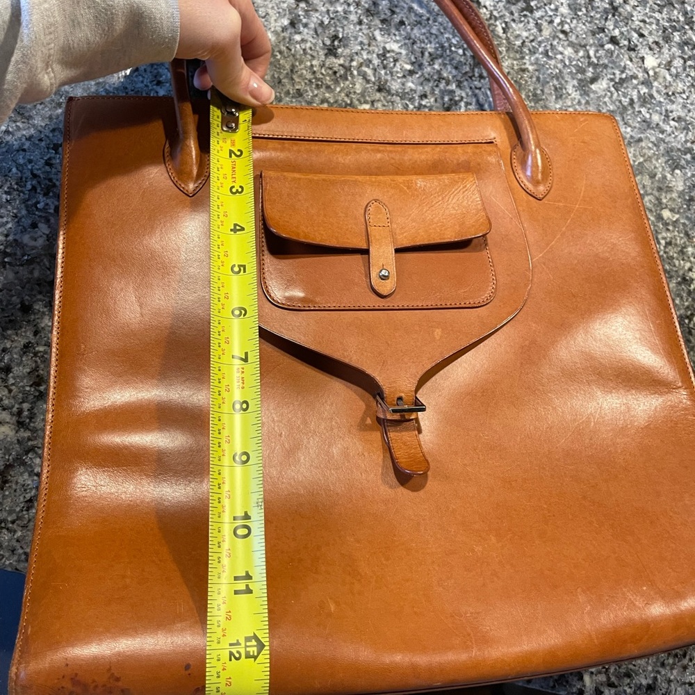 Vintage Ralph Lauren Leather Tote